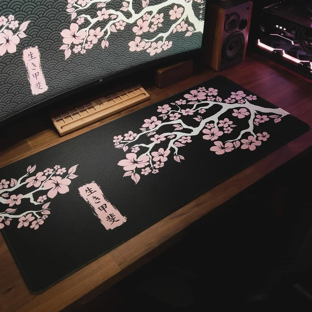 Laptop Accessories For Protection - Japan Sakura Kawaii Black White Large