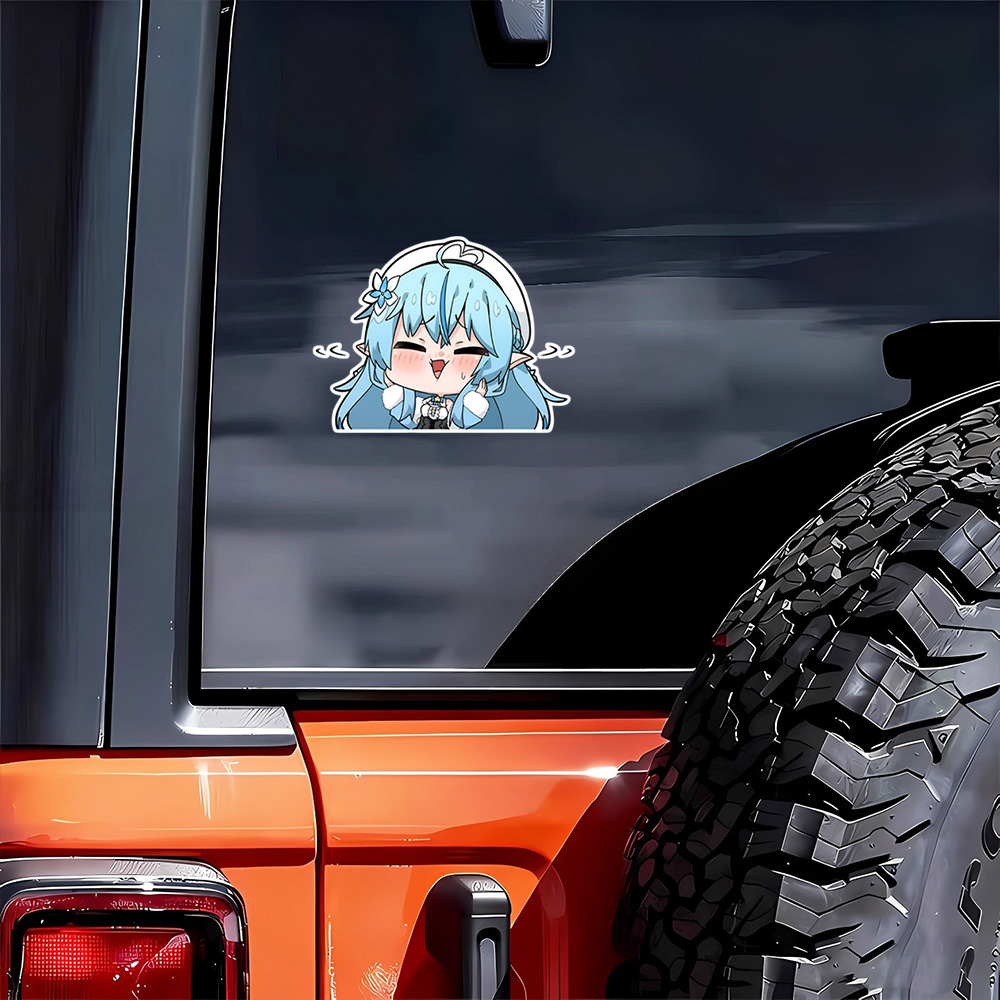 Laptop Accessories For Girls - Cute Anime Girl Car Sticker Hololive
