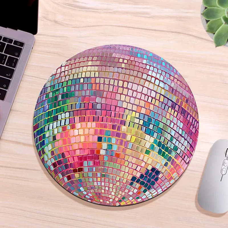 Rubber Round Pink Disco Ball M - Laptop Accessories For Protection recension och pris