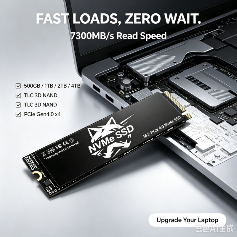 HS M.2 NVMe SSD 7300MB/s TLC 3 - External Nvme Ssd recension och pris