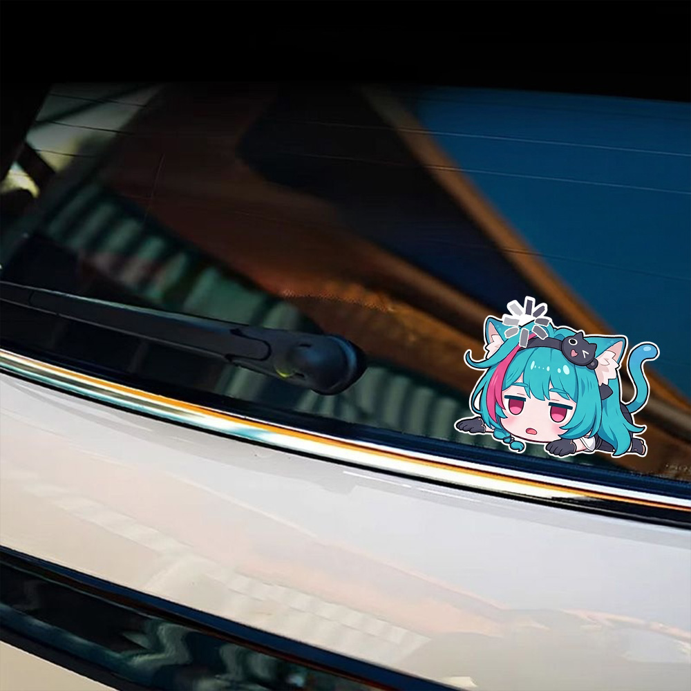 Anime Girl Car Stickers Nevern - Laptop Accessories For Girls recension och pris