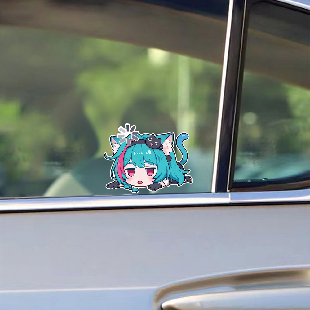 Anime Girl Car Stickers Nevern - Laptop Accessories For Girls recension och pris