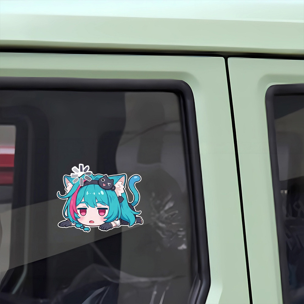 Anime Girl Car Stickers Nevern - Laptop Accessories For Girls recension och pris