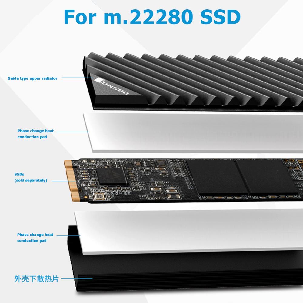 Jonsbo M2 2280 SSD Aluminum He - External Nvme Ssd recension och pris