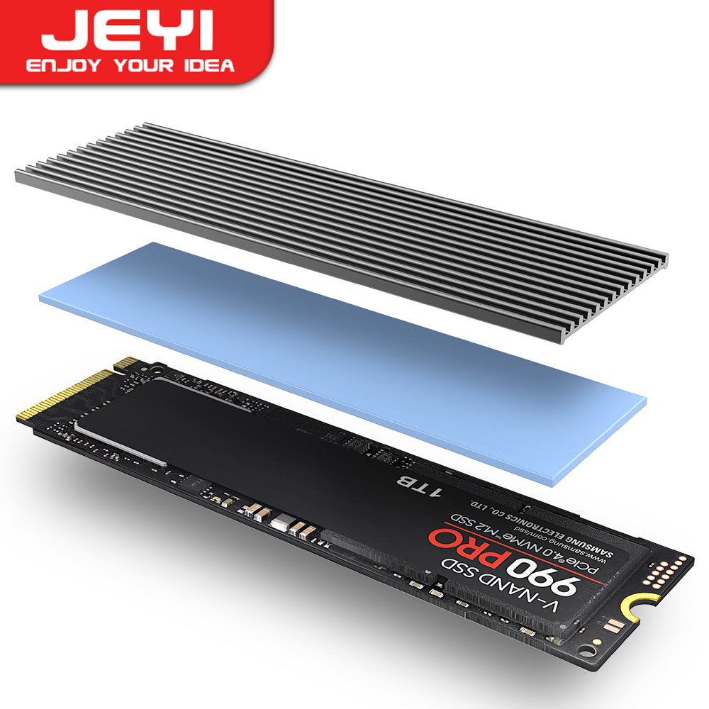 JEYI M.2 SSD Heatsink, Aluminu - External Nvme Ssd recension och pris