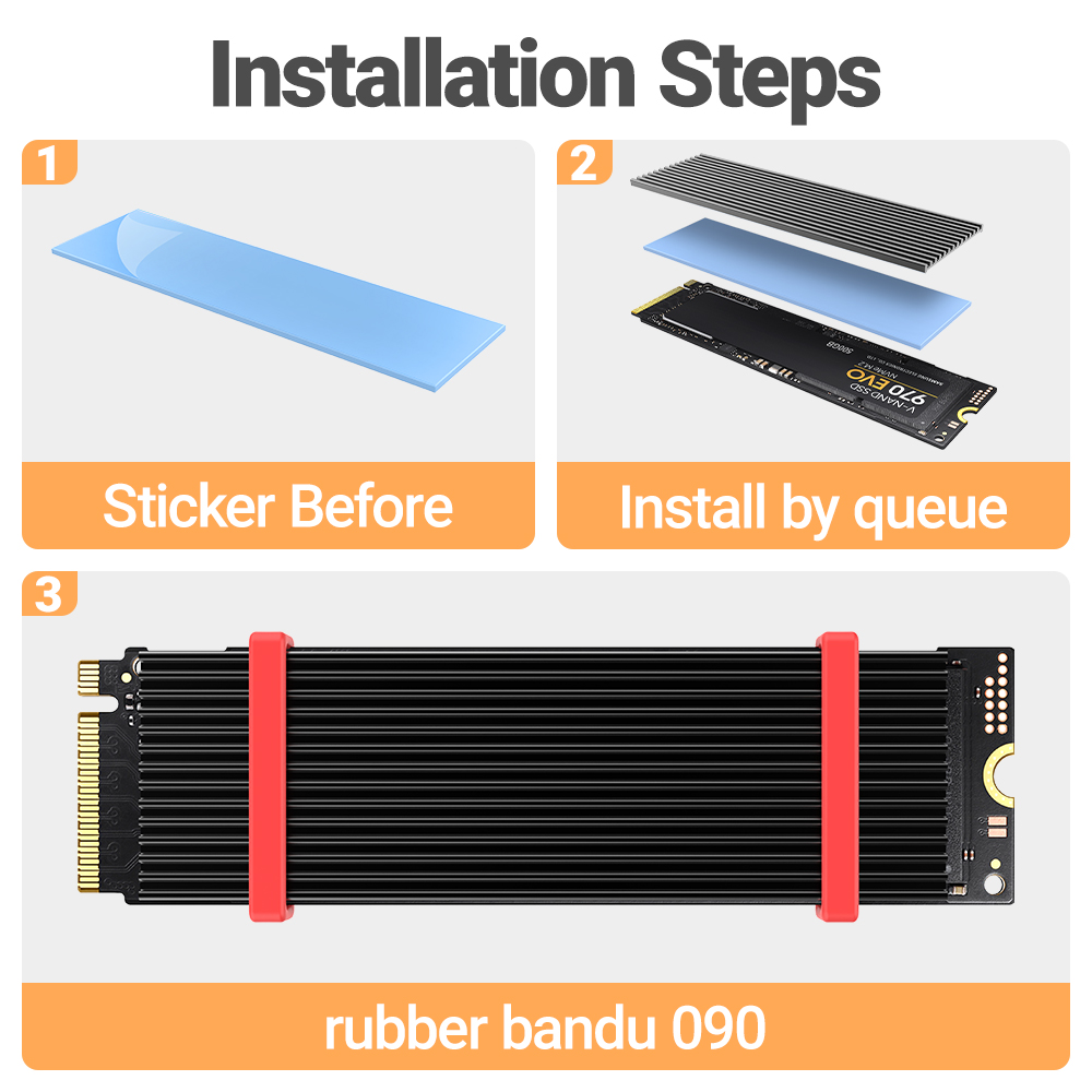 JEYI M.2 SSD Heatsink, Aluminu - External Nvme Ssd recension och pris