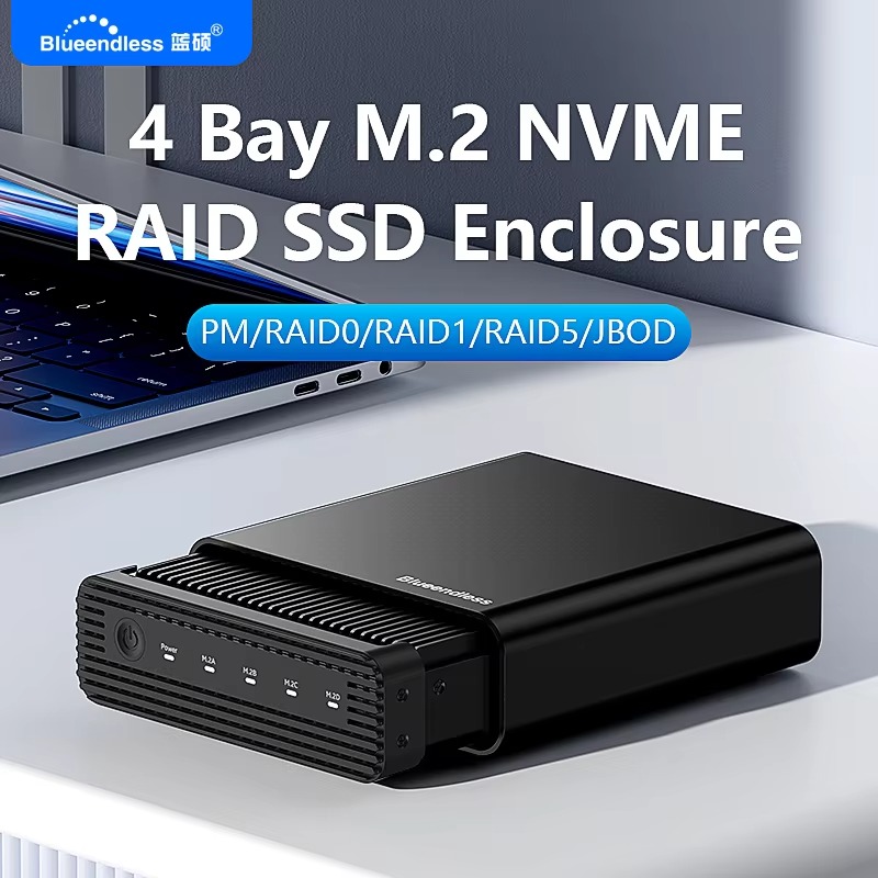 Aluminum M2 4-Bay USB4 Externa - External Nvme Ssd recension och pris