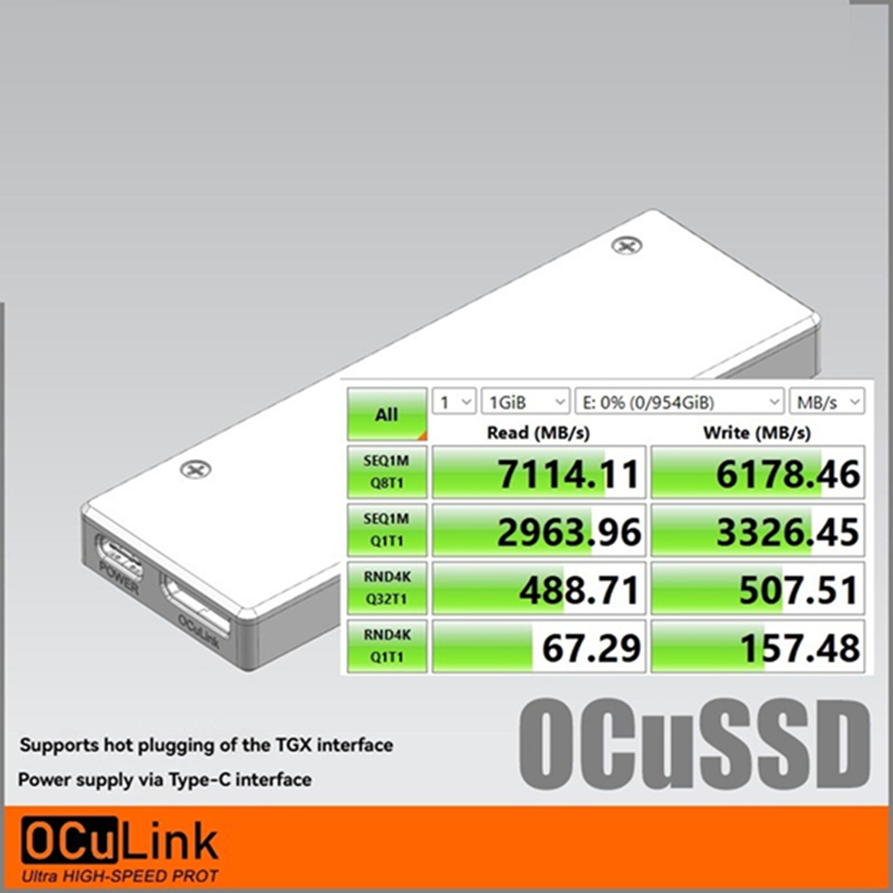 A59E OCuSSD PCI-E 4.0 X4 64Gbp - External Nvme Ssd recension och pris
