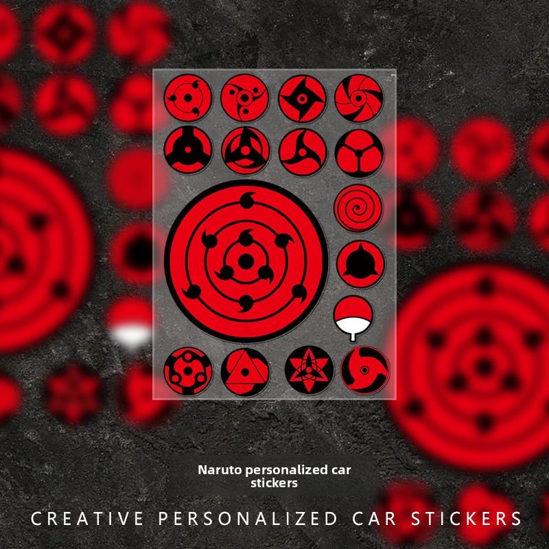 Sharingan Eye Die-cut Sticker  - Laptop Accessories Gifts recension och pris
