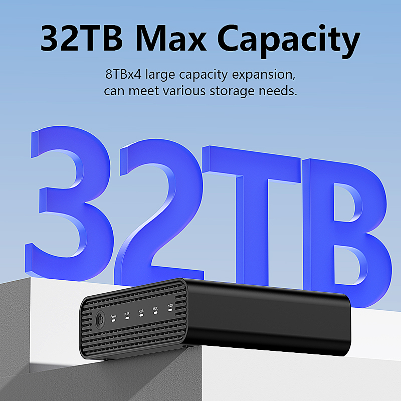 Aluminum M2 4-Bay USB4 Externa - External Nvme Ssd recension och pris