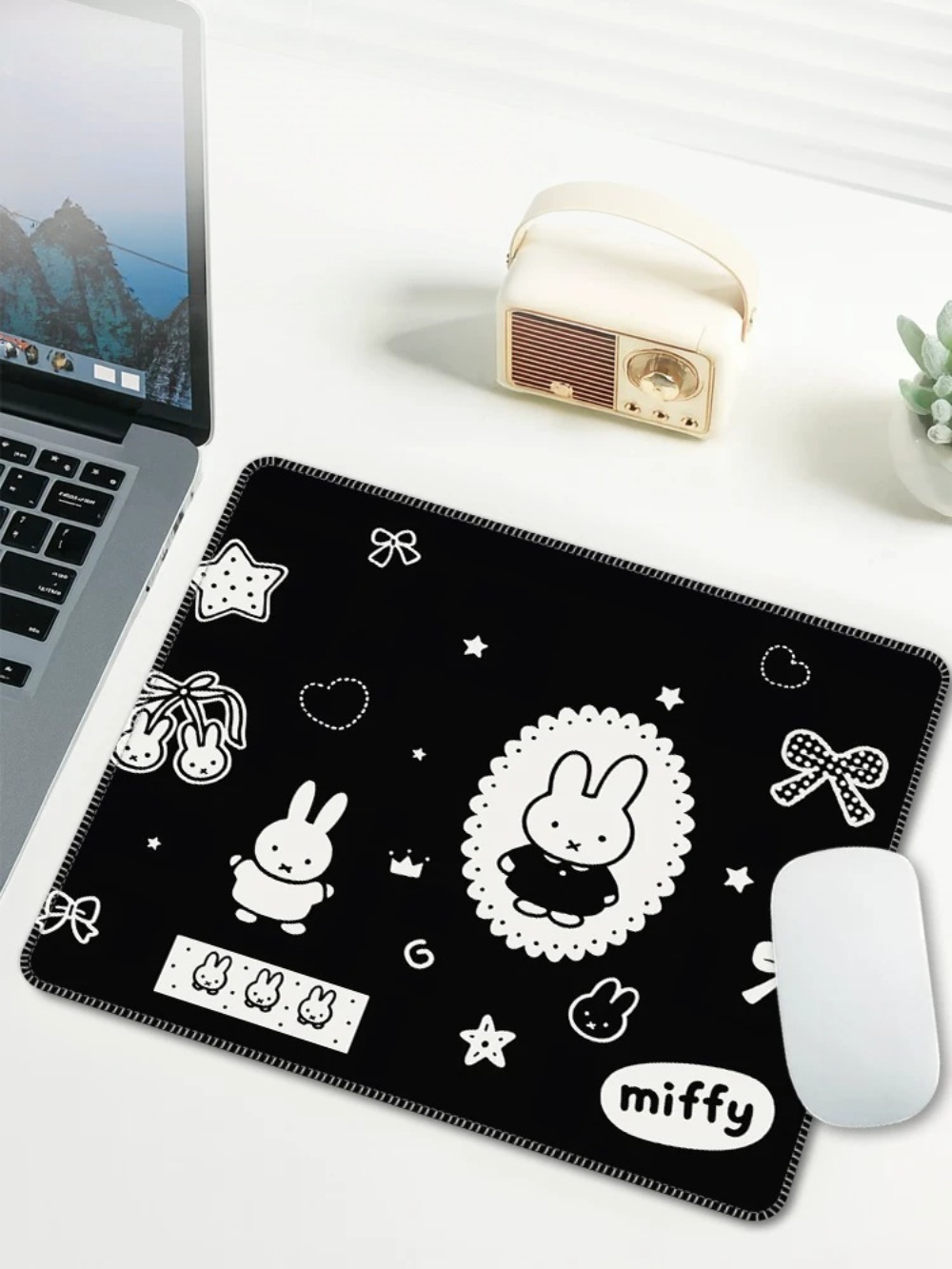Cartoon Miffy Mouse Pad Small  - Laptop Accessories Gifts recension och pris