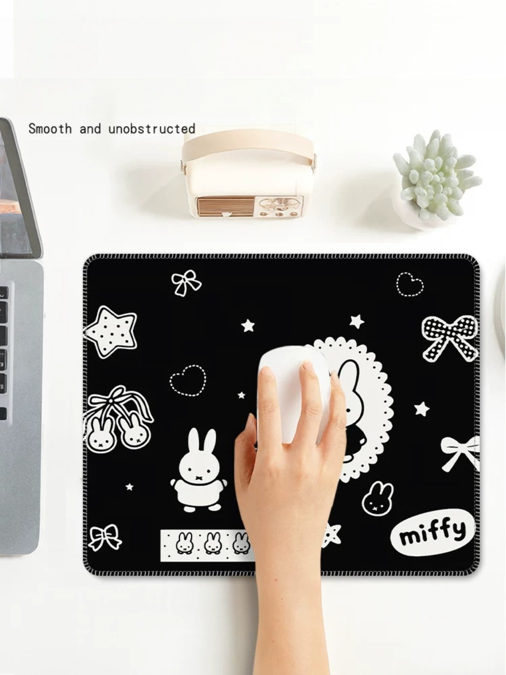 Cartoon Miffy Mouse Pad Small  - Laptop Accessories Gifts recension och pris