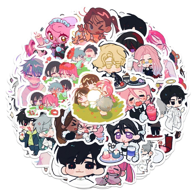 80Pcs/set Cartoon Anime Alien  - Laptop Accessories Gifts recension och pris