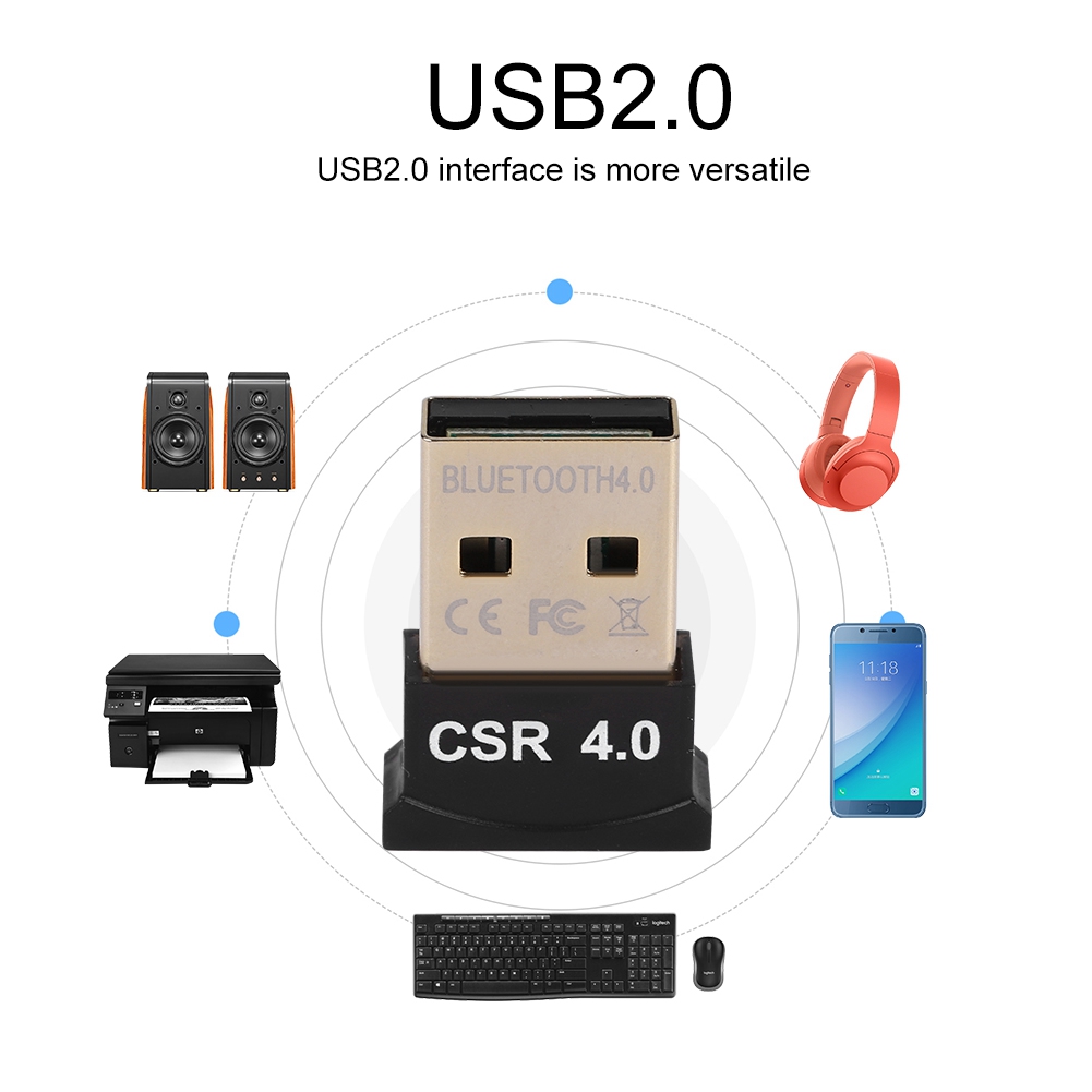 Bluetooth Adapter Wiress Dongl - Mini Wireless Mouse recension och pris