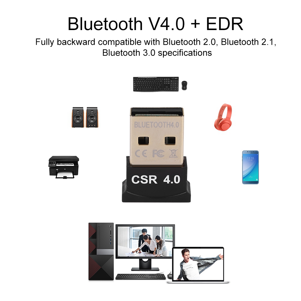 Bluetooth Adapter Wiress Dongl - Mini Wireless Mouse recension och pris