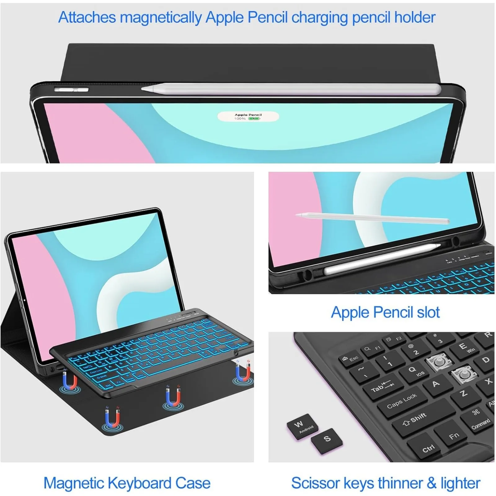 Keyboard Case & Mouse for iPad - Mini Wireless Mouse recension och pris