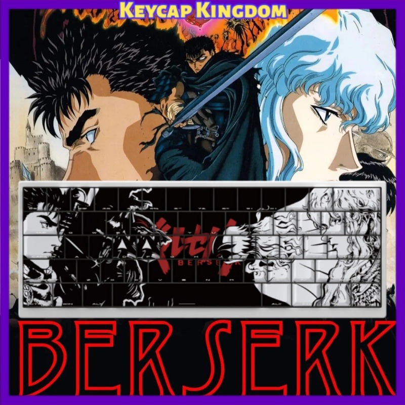 BERSERK Theme Anime Keycap 98  - Laptop Accessories Gifts recension och pris