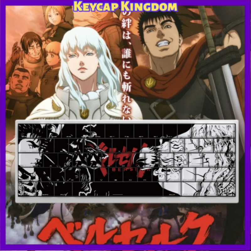 BERSERK Theme Anime Keycap 98  - Laptop Accessories Gifts recension och pris