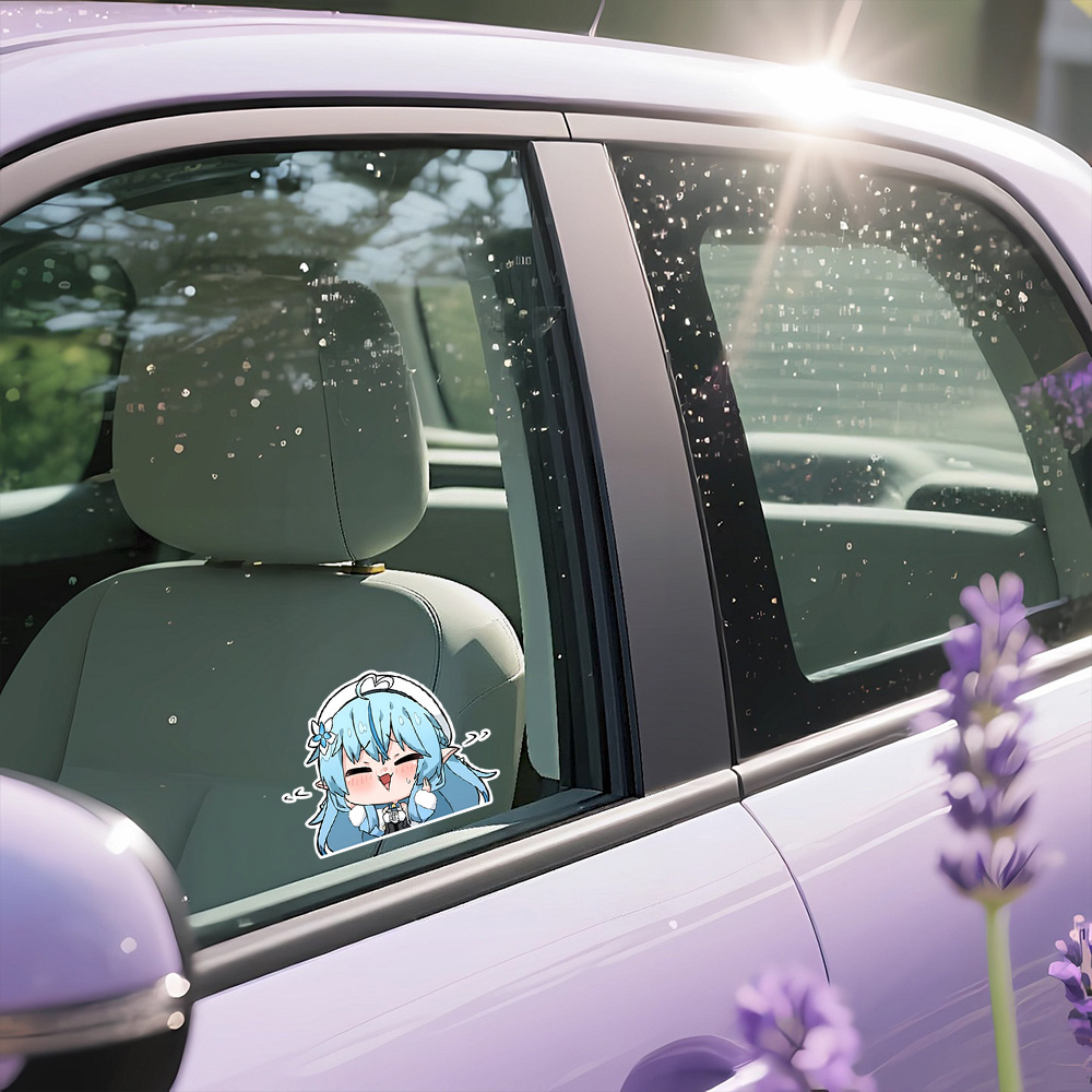 Cute Anime Girl Car Sticker Ho - Laptop Accessories For Girls recension och pris