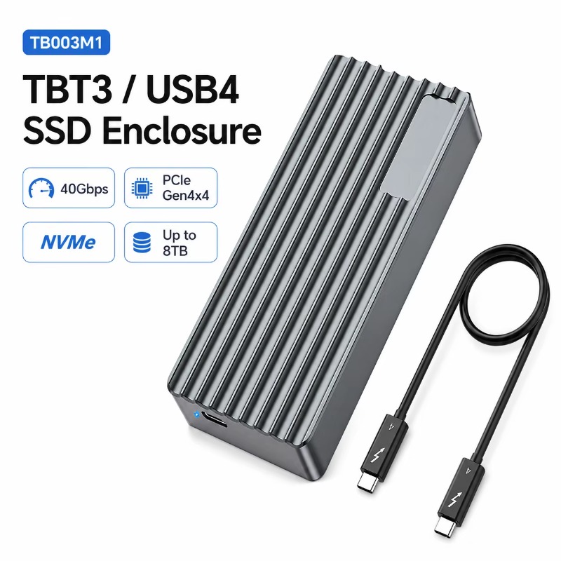 TBT3/USB4 M.2 NVMe SSD Enclosu - External Nvme Ssd recension och pris