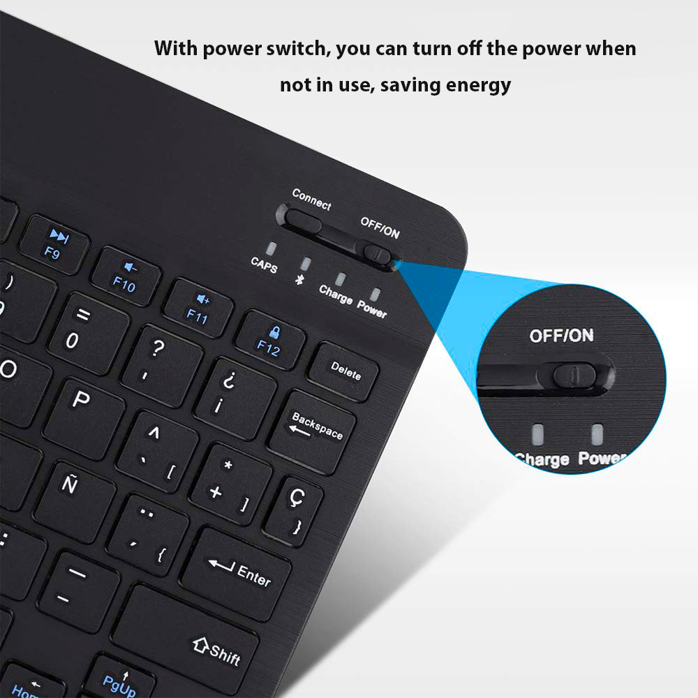 Bluetooth Wireless Keyboard Fo - Mini Wireless Mouse recension och pris