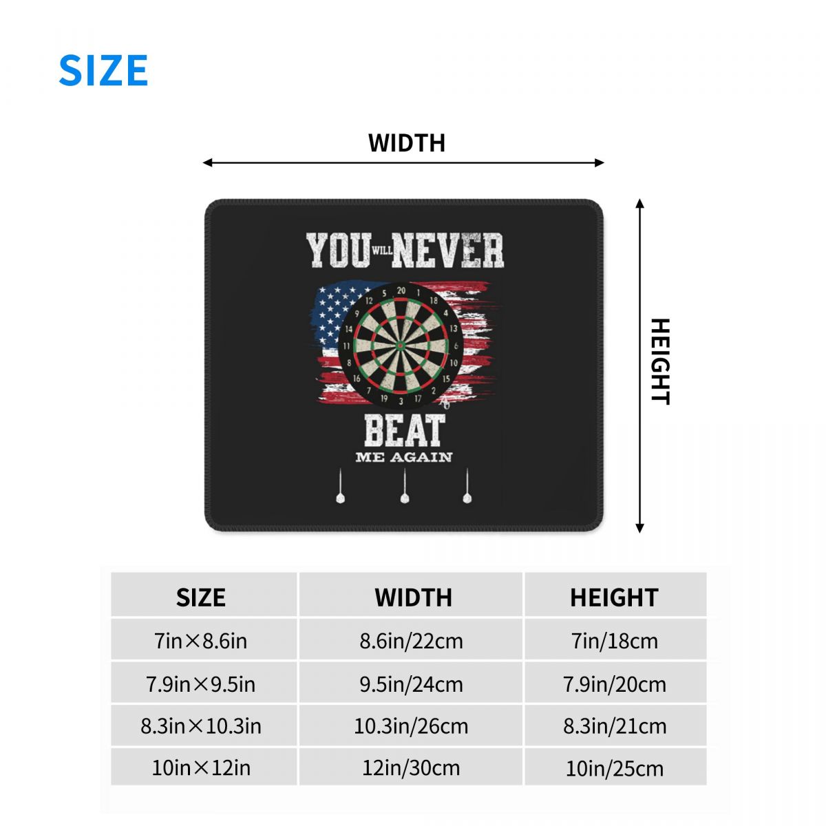 Multi-size Mouse Pad Dart Boar - Laptop Accessories Target recension och pris
