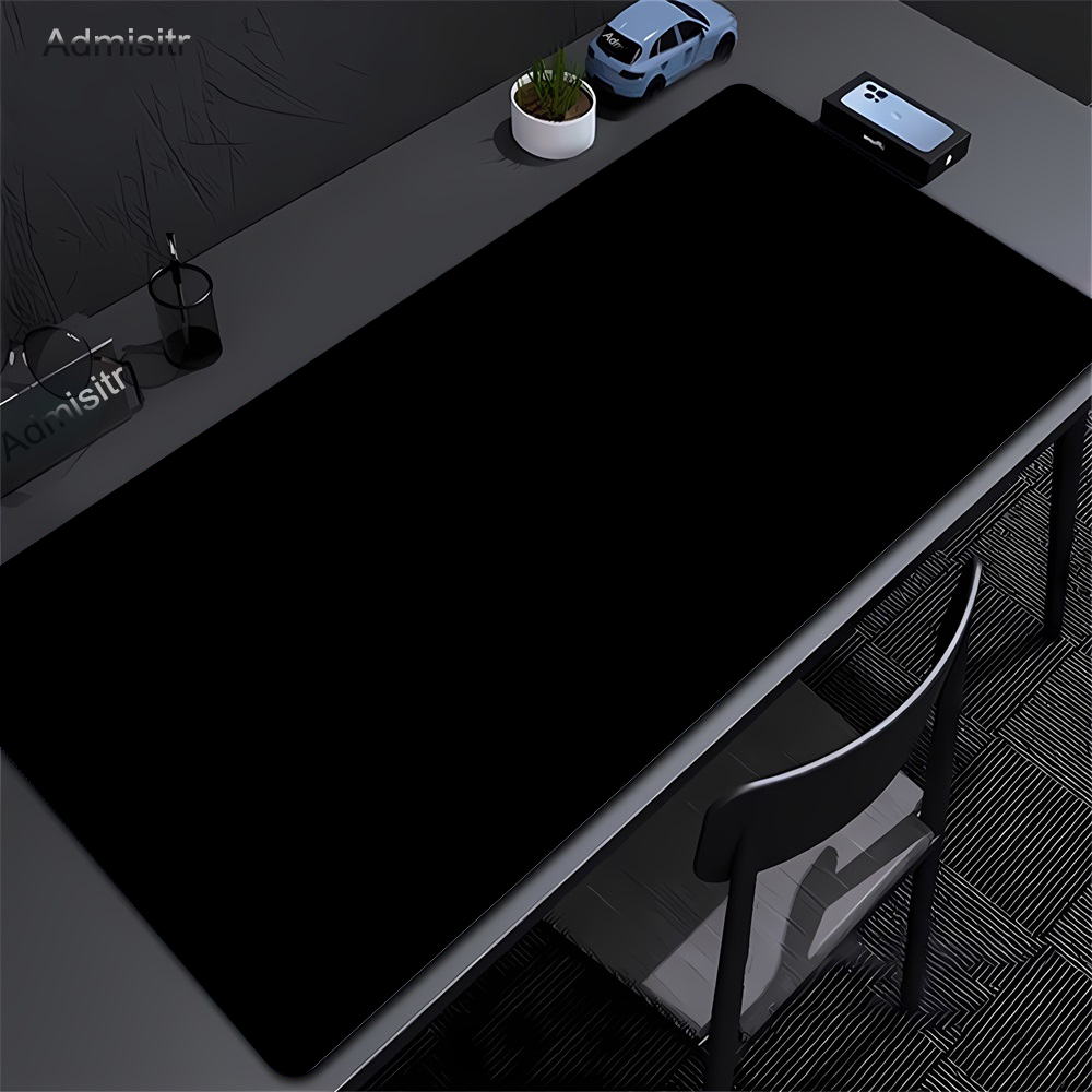Large Black Mouse Pad Solid Co - Laptop Accessories For Protection recension och pris