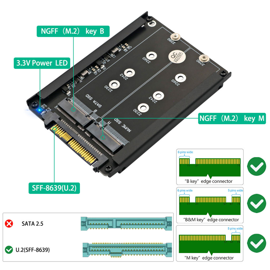 Adaptor SSD M2 SSD Ke Adaptor  - External Nvme Ssd recension och pris