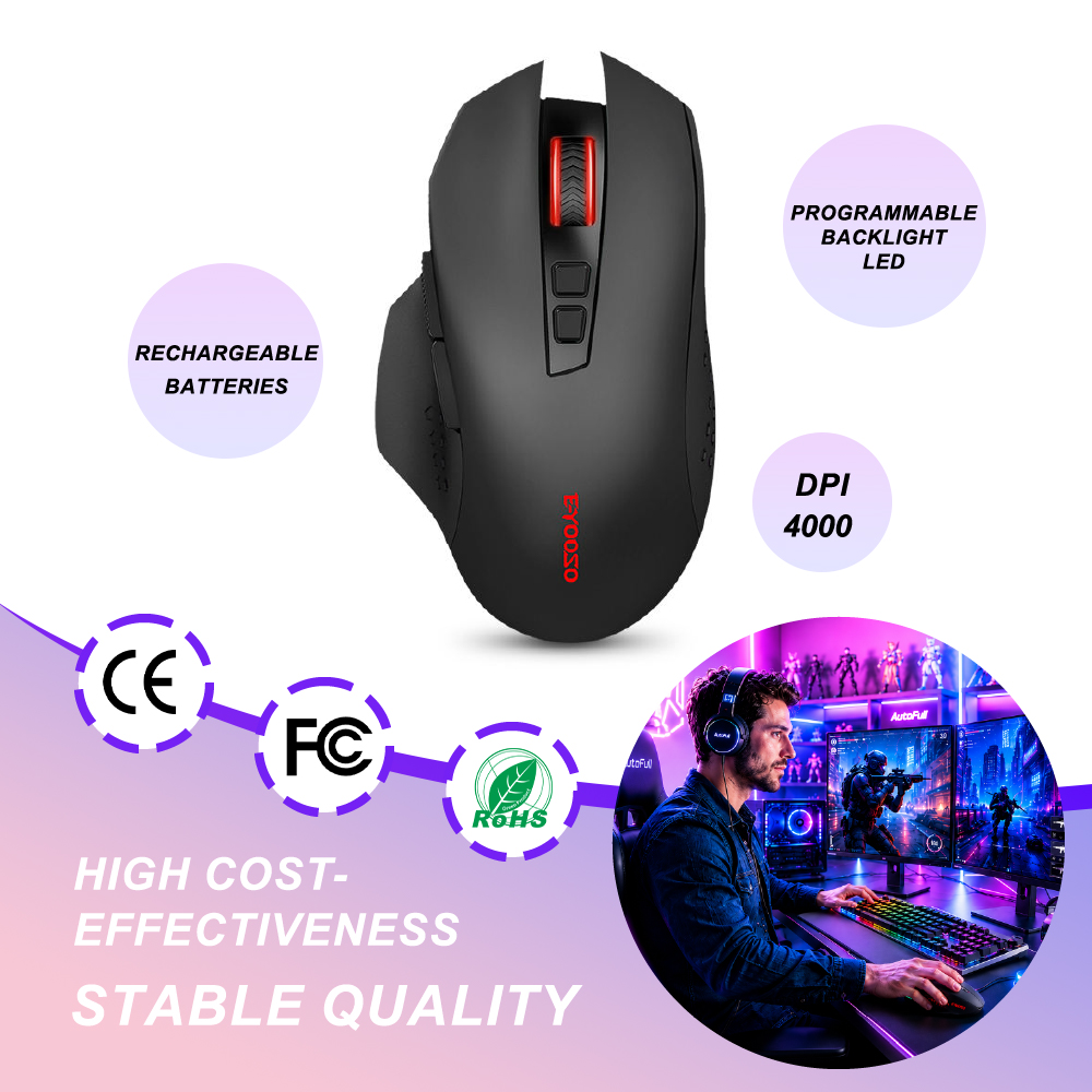 Wireless Gaming Mouse Mini Sil - Mini Wireless Mouse recension och pris